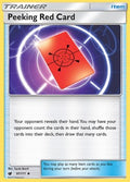 Peeking Red Card