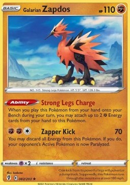 Galarian Zapdos