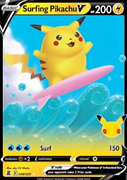 Surfing Pikachu V